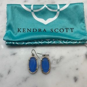 Small dangle baby blue Kendra Scott earrings